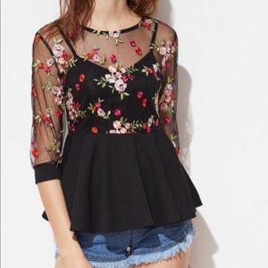 Peplum top SHEIN